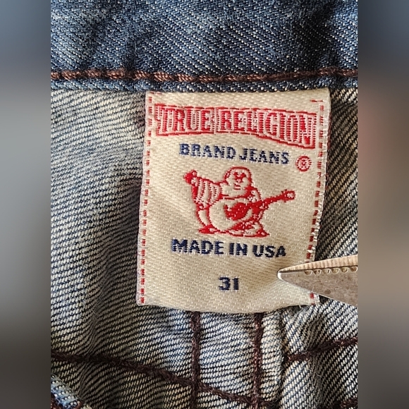 True Religion Vintage Bobby Bootcut Mens Jeans Size 31 - Picture 12 of 16